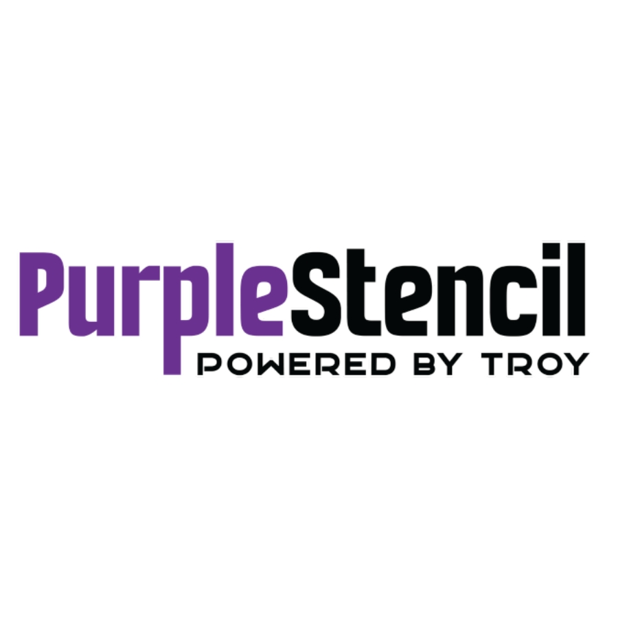 PURPLE STENCIL